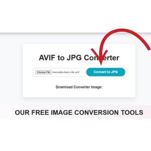 Click the 'Convert to JPG' button to begin conversion